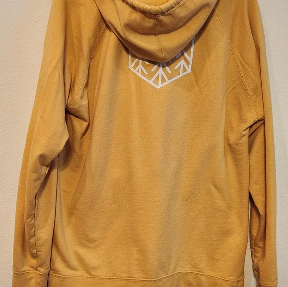 Men's Yellow Hoodie Size XL - Picture 2 of 6